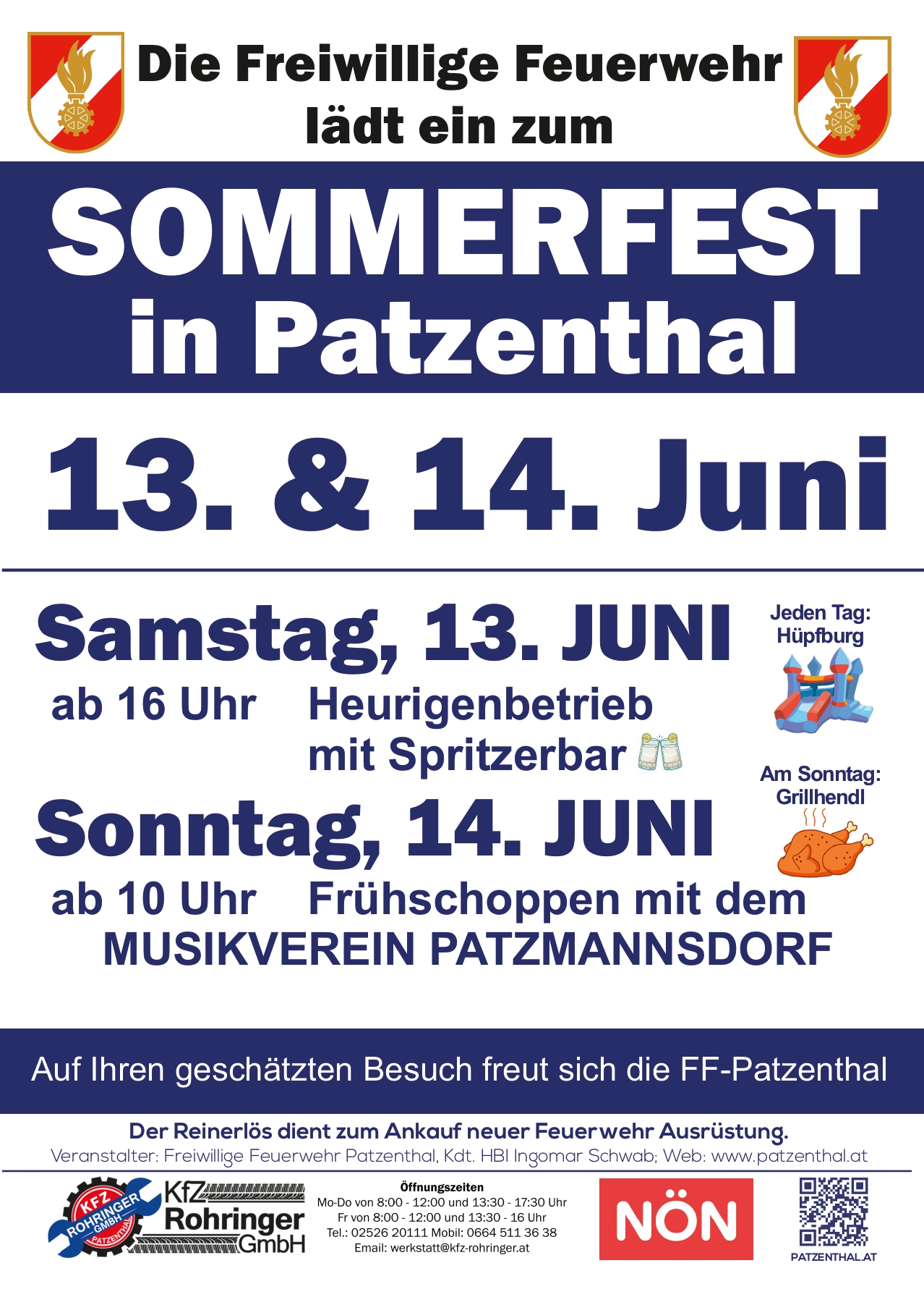 FF Heurigen 2026 Plakat